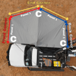 Corner wall kit dimensions and measurements