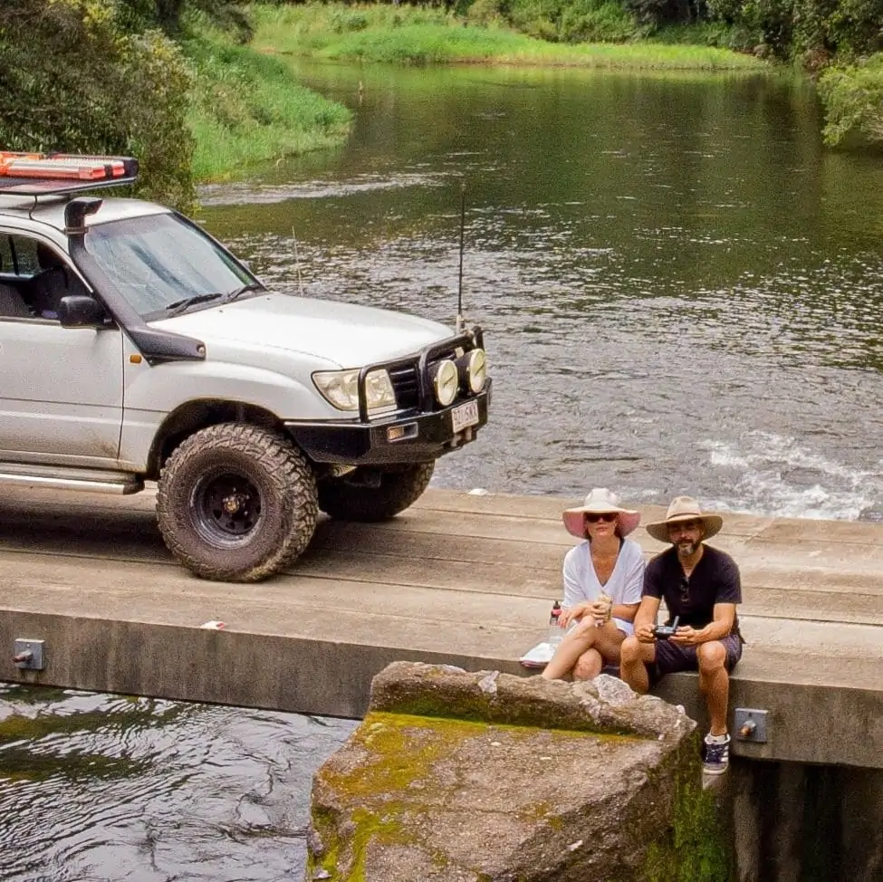 Destination4WD awnings to extend your shade in Australia Misty Mountain Atherton Tablelands Rafa Mata and Liz Campbell