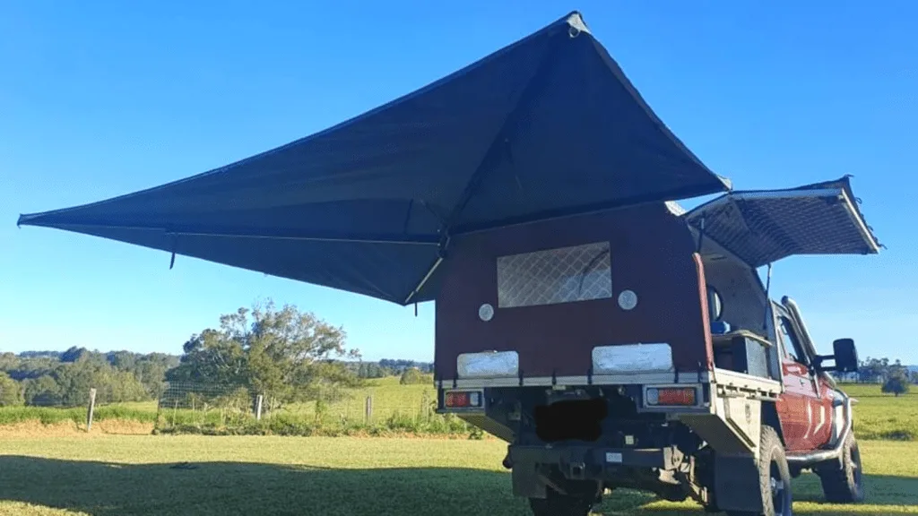 Destination4WD canopy with D270 freestanding awning1