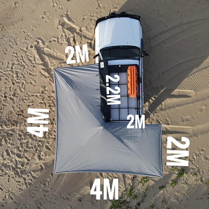 D270 BIG bundle Destination 4WD awnings and accessories awning measurements 270 degree awning