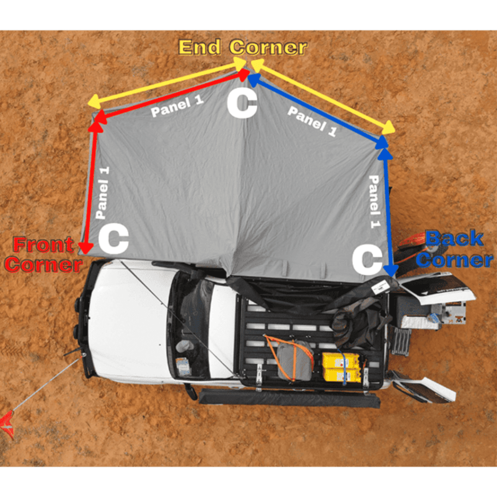 D180 BIG bundle Destination4WD 180 awning