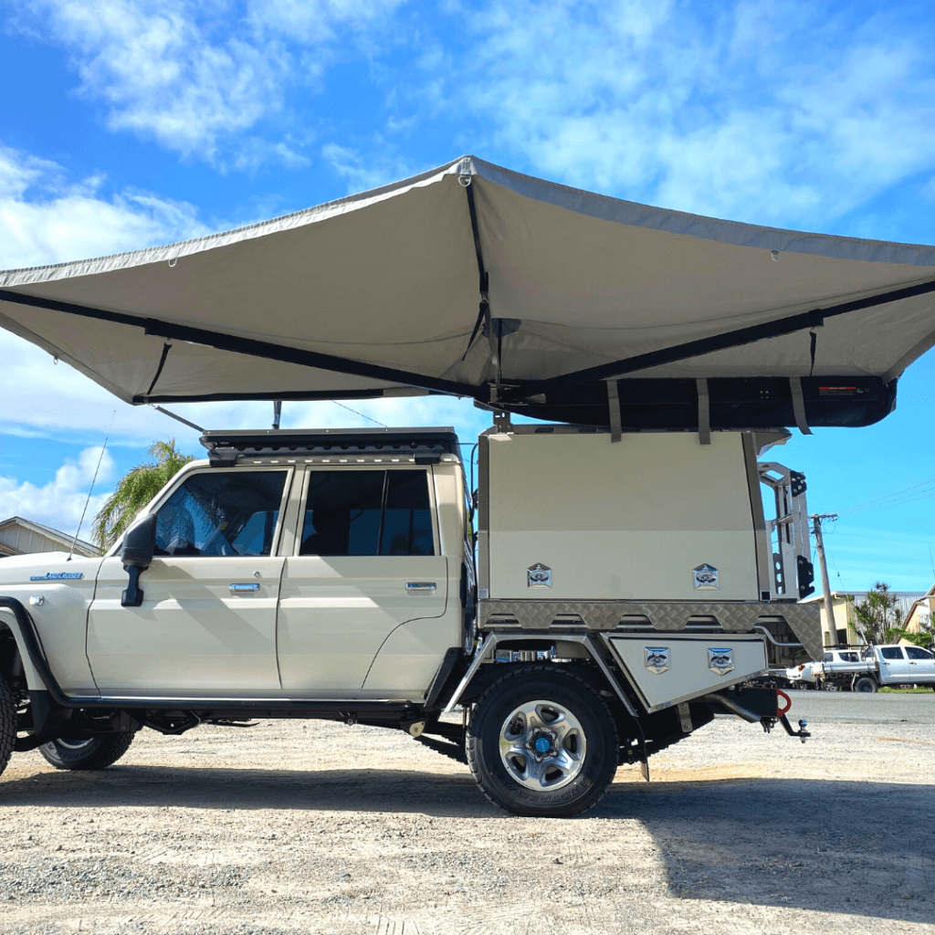 180 degree free standing awning (D180) Destination4WD