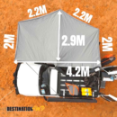 Destination4WD Gift Voucher D180 awning measurements