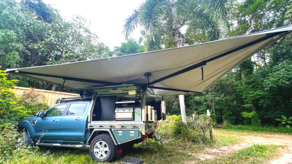 Destination4WD Norweld canopy with D270 freestanding awning1