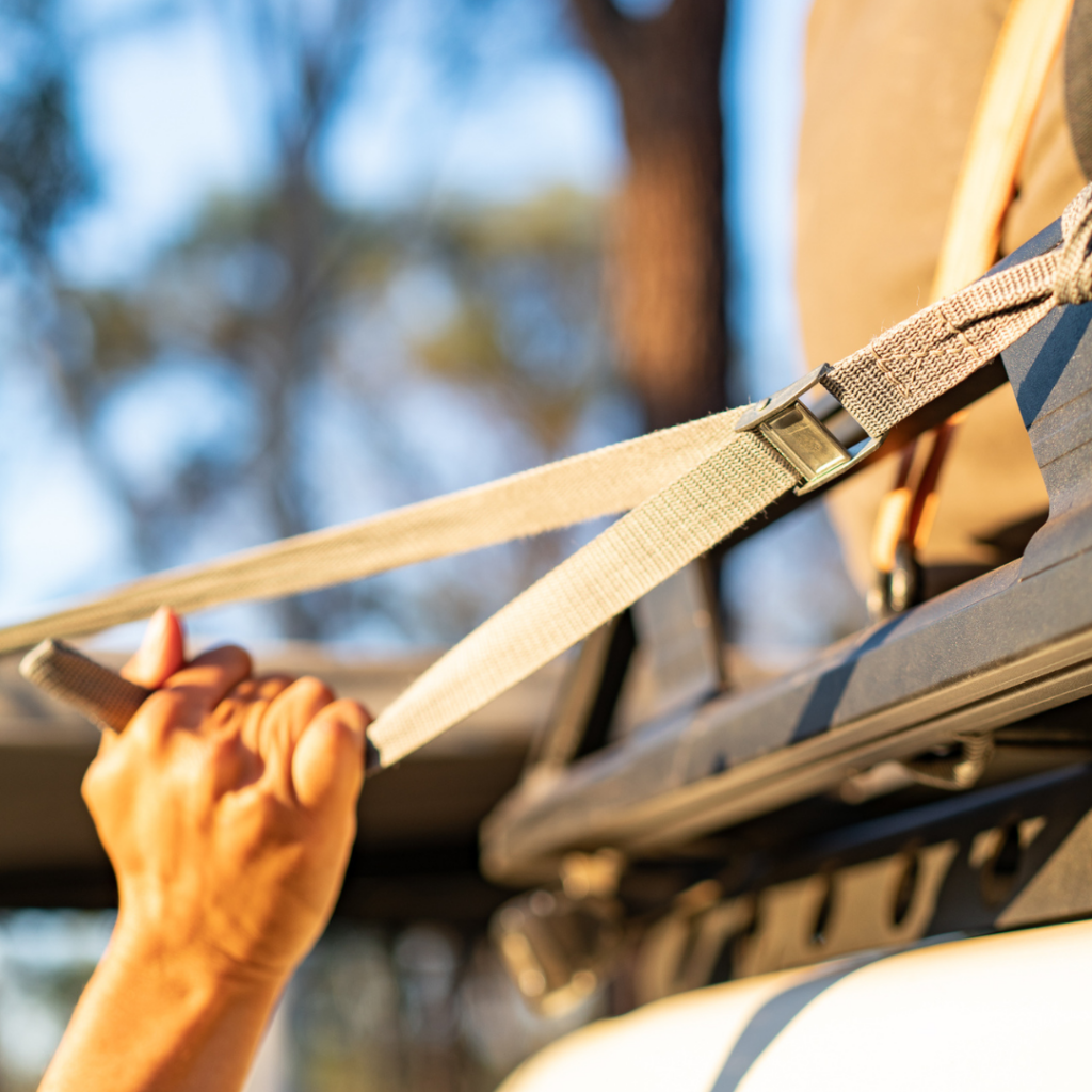 Destination4WD freestand 4WD awning maintenance secure it tightly