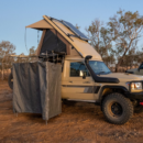 3 Destination4WD Australian made awnings and accessories Rafa Mata Bathroom Tent shower tent awning