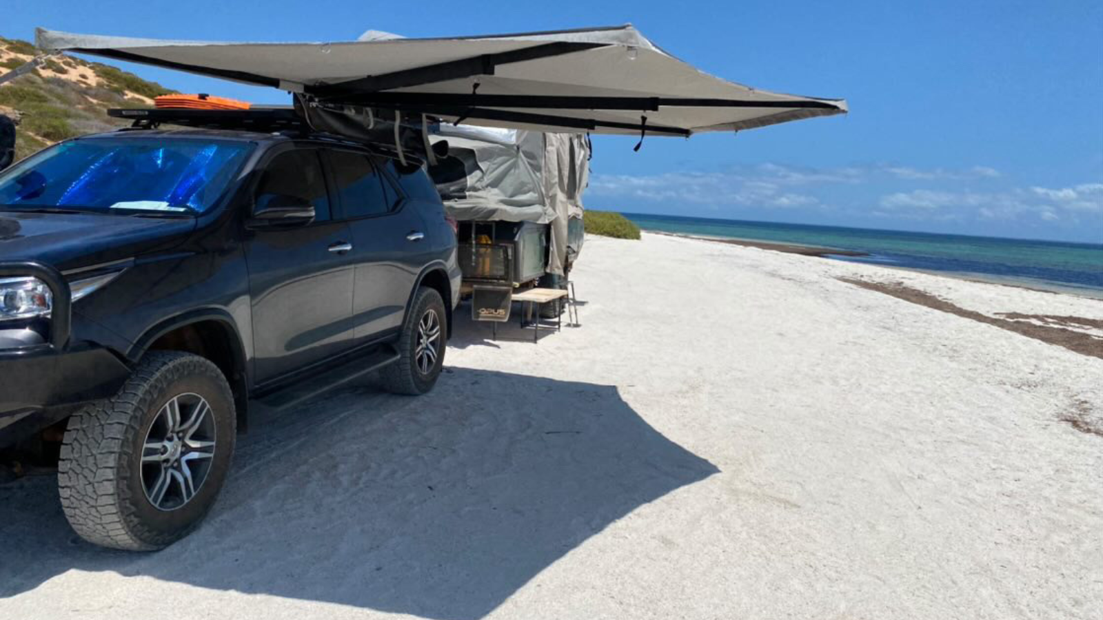 Destination4WD freestanding 4wd awning strategic strength points