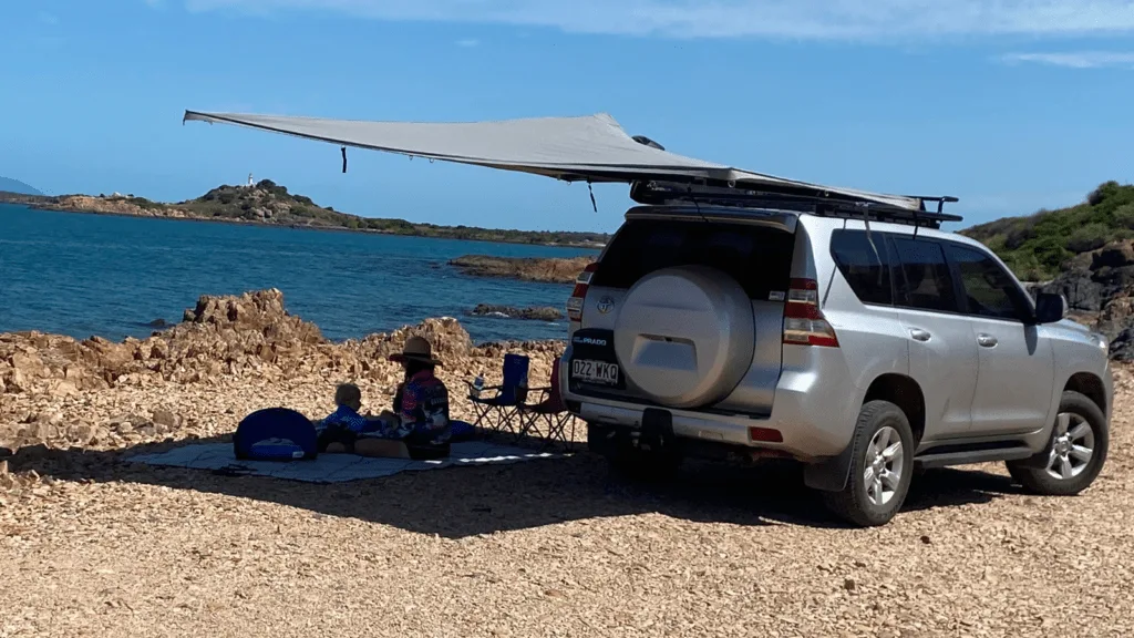 Destination4wd freestanding awning Toyota Prado
