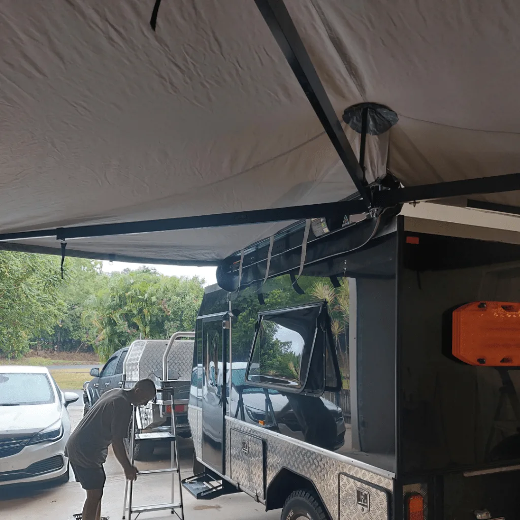 Destination4WD 270 awning freestanding Cairns Australia camper