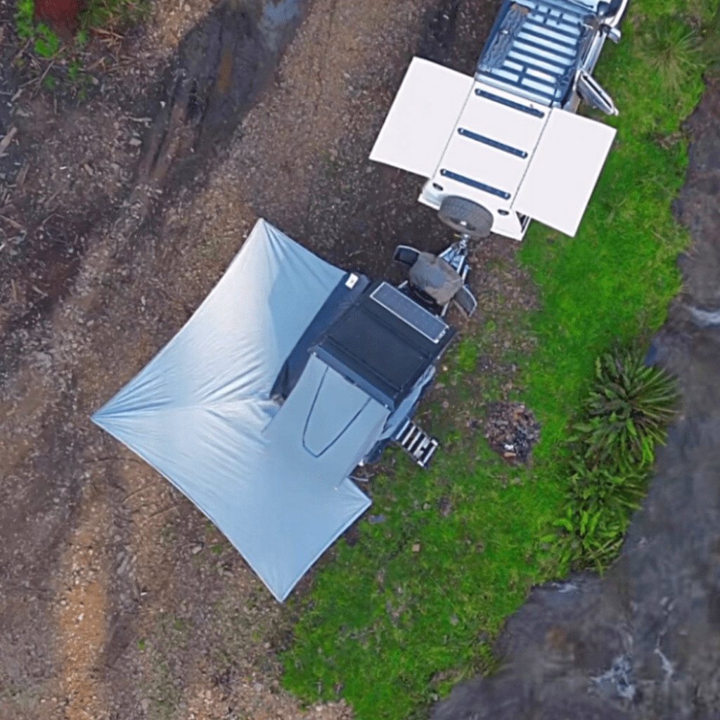 Destination4WD 270 awning freestanding Cairns Australia camper1