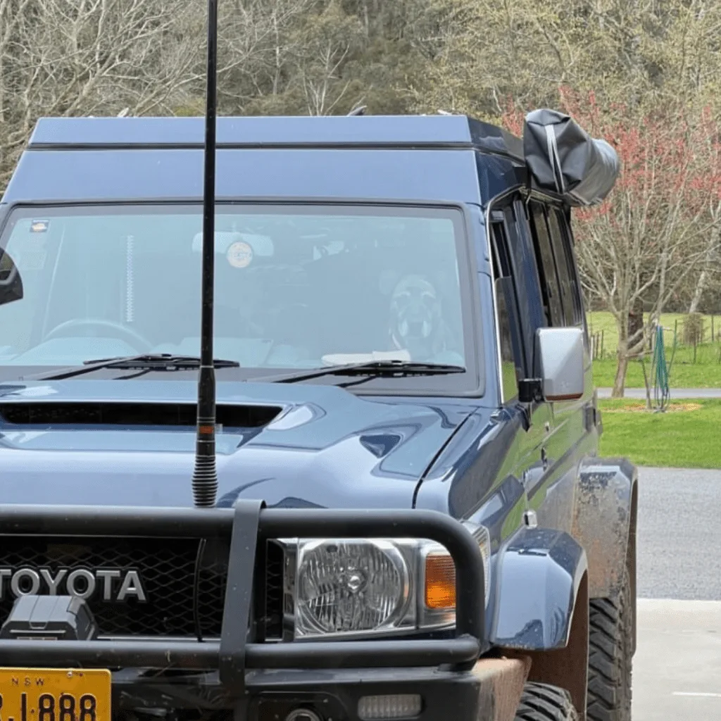 Destination4wd freestanding awning Toyota Troopie Troopcarrier 78 70 series