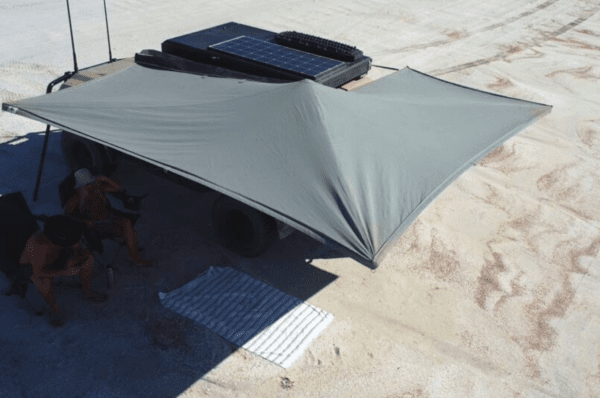 Destination4wd seasoning your new awning canvas