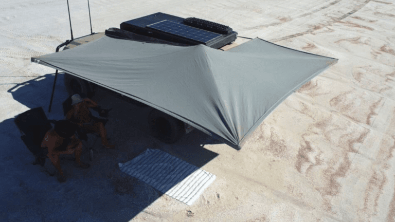 Destination4wd seasoning your new awning canvas