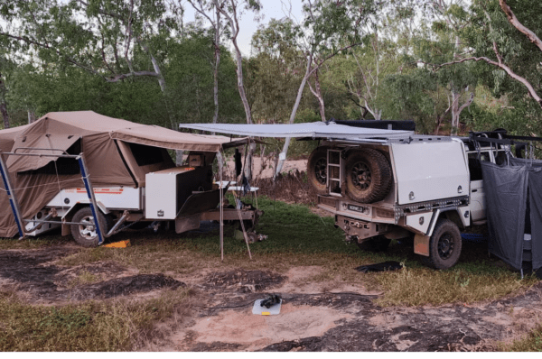 shower awning tent Destination4WD Australian made 4x4 free standing awnings and shower awnings