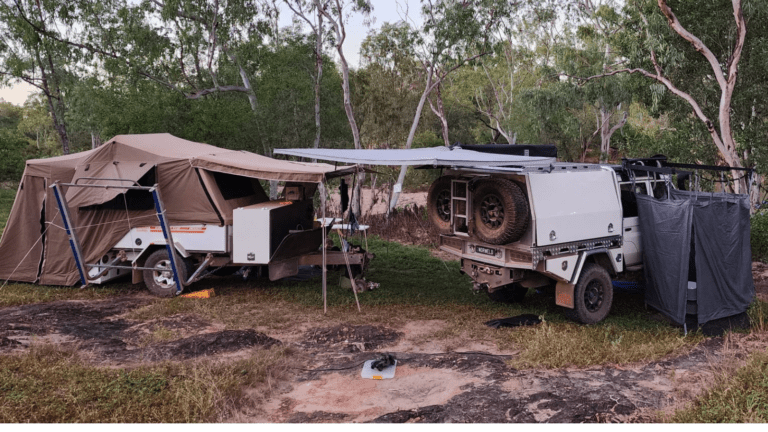 shower awning tent Destination4WD Australian made 4x4 free standing awnings and shower awnings