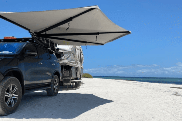 180 awning Destination4WD Australian made 4x4 free standing awnings and shower awnings