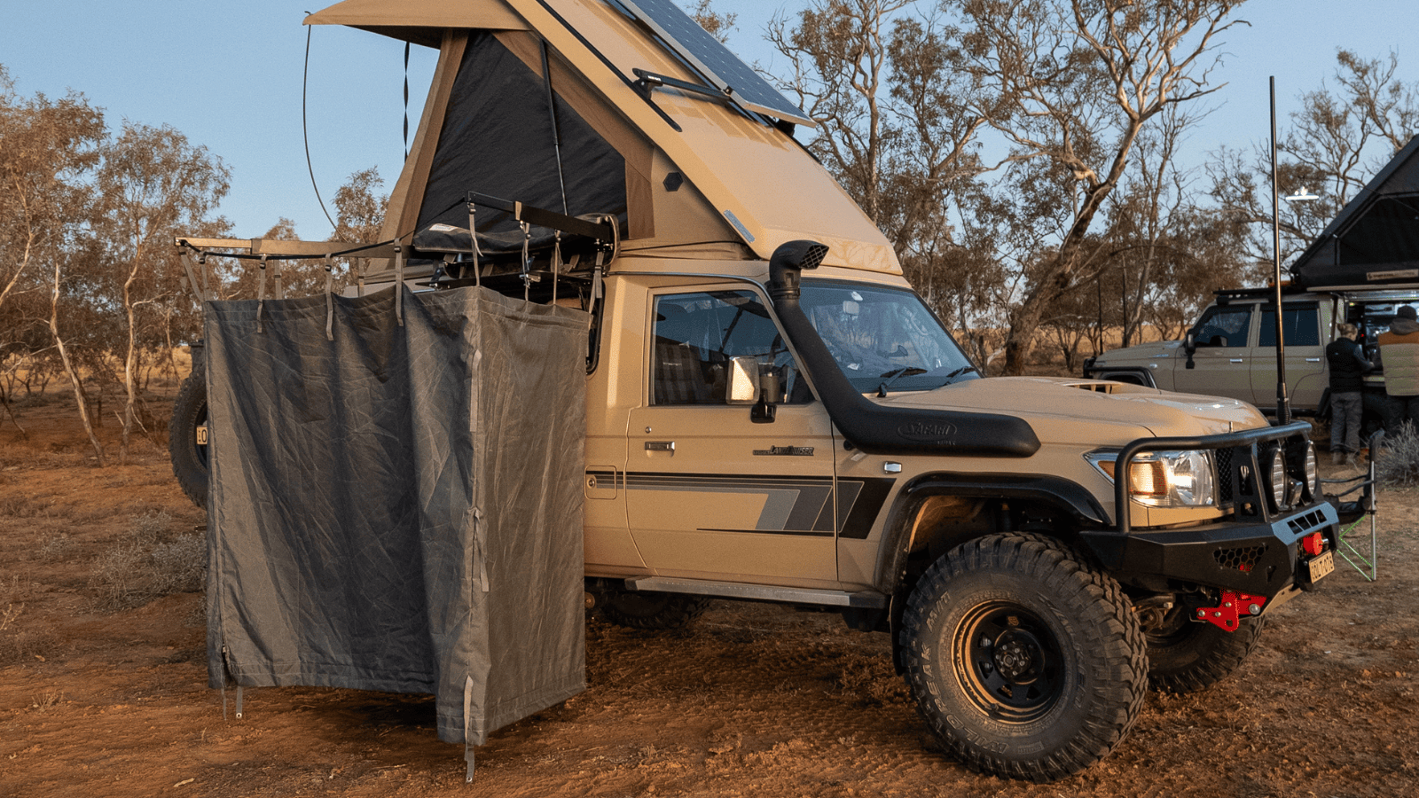 shower awning Destination4WD Australian made 4x4 free standing awnings and shower awnings