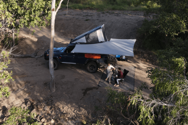 4WD awning Destination4WD Australian made 4x4 free standing awnings and shower awnings