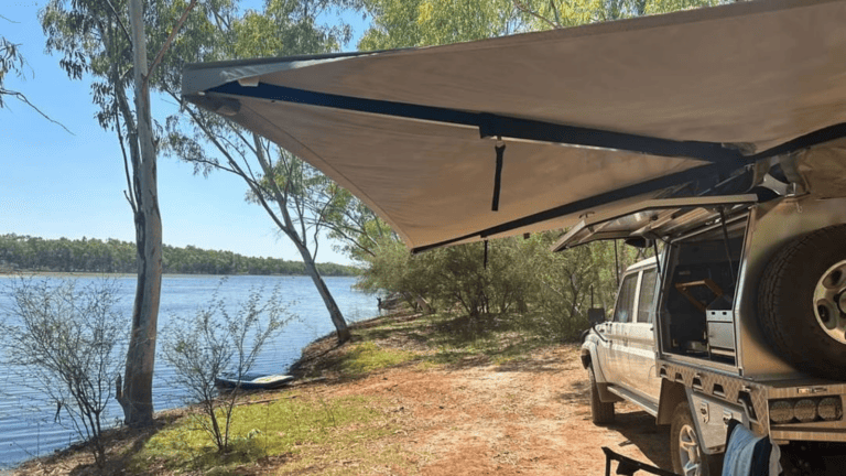 Christmas gift ideas Destination4WD Australian made 4x4 free standing awnings and shower awnings
