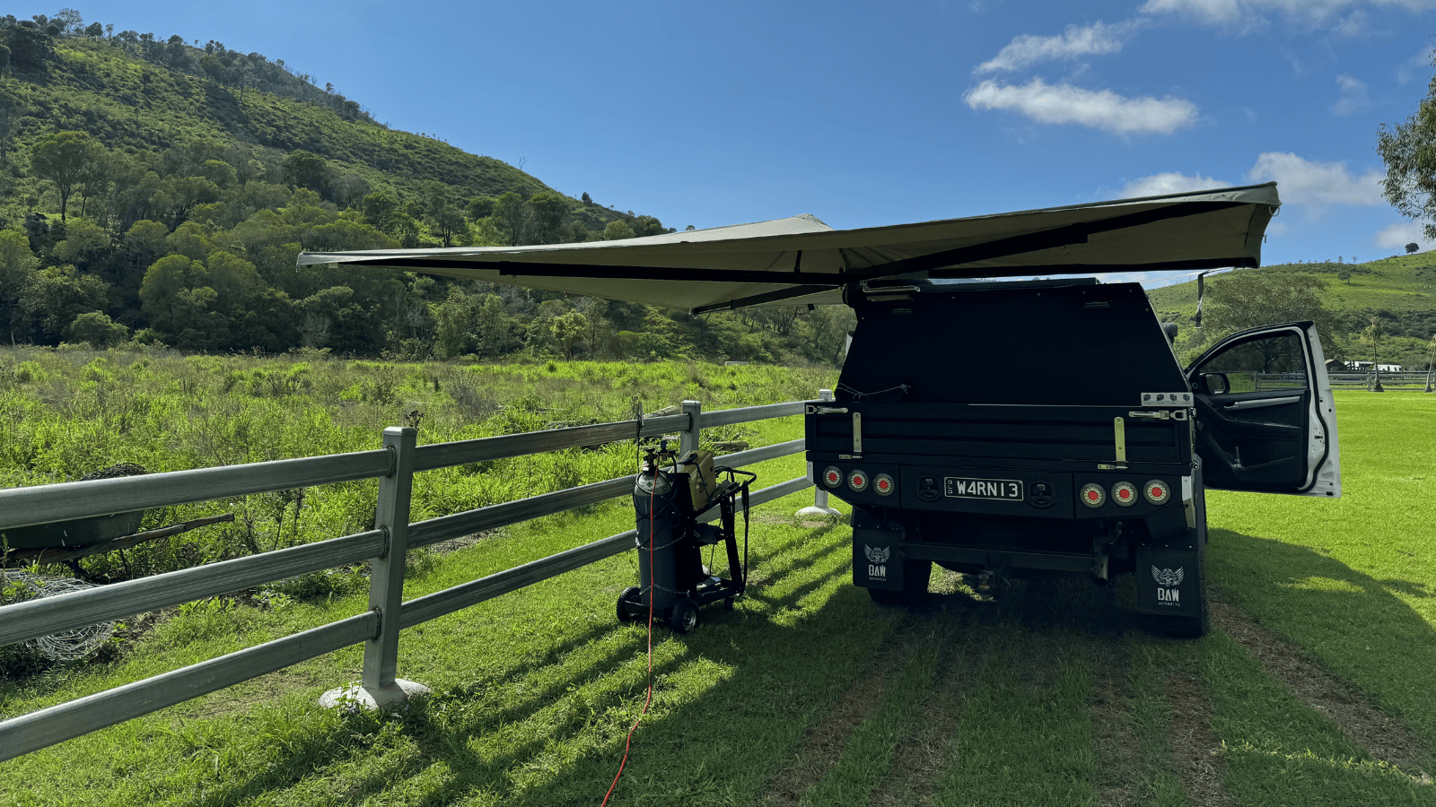 Freestanding awning Destiantion4WD Australian made awnings and accessories