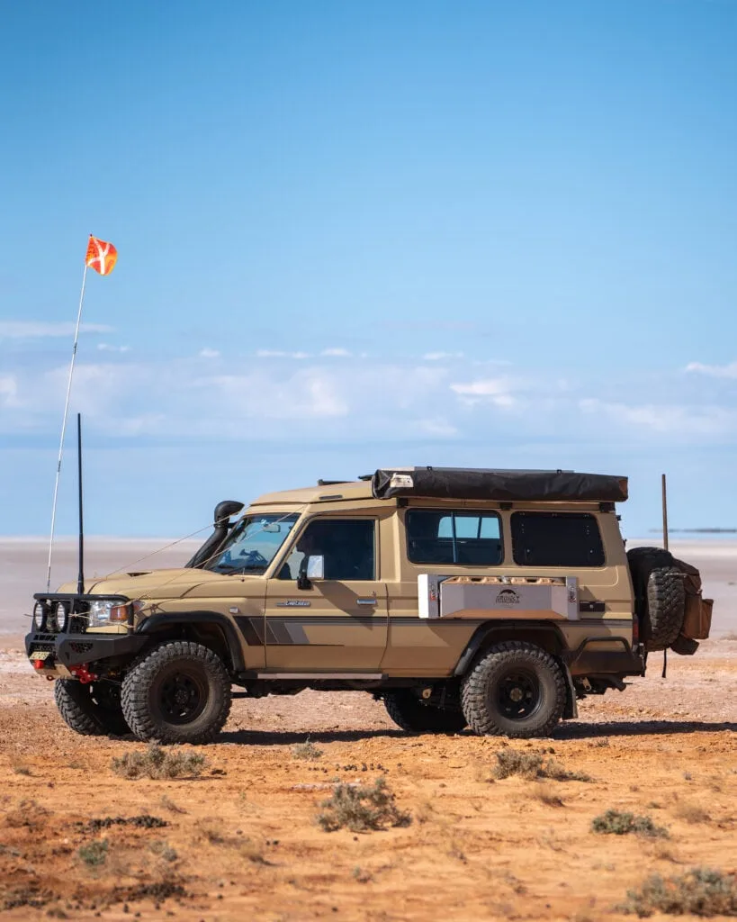Toyota Troopy Destination4WD free standing 4WD awnings Landcruiser 78 series Troopy Overland travellers