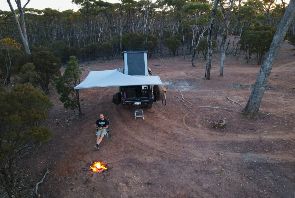 Troopy Destination4WD free standing 4WD awnings