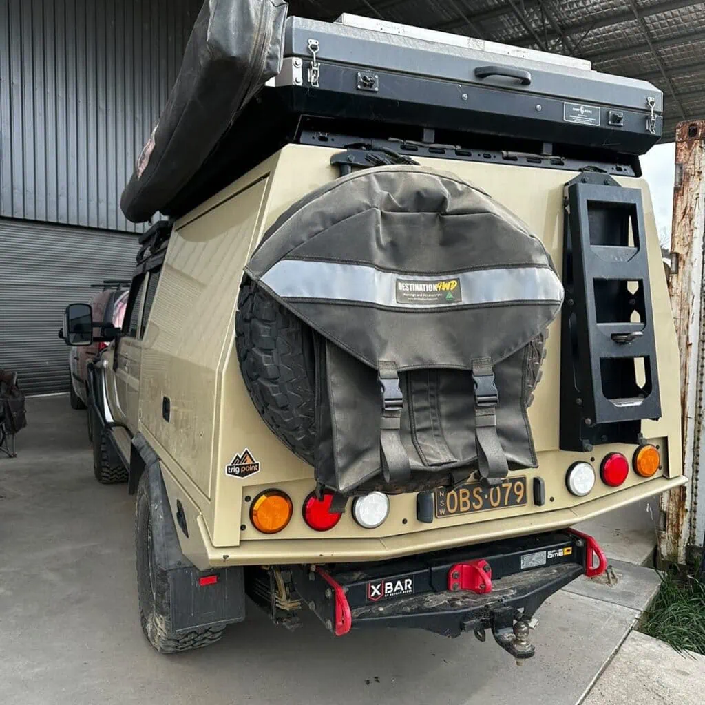 Destination4WD grey stripe garbage bag