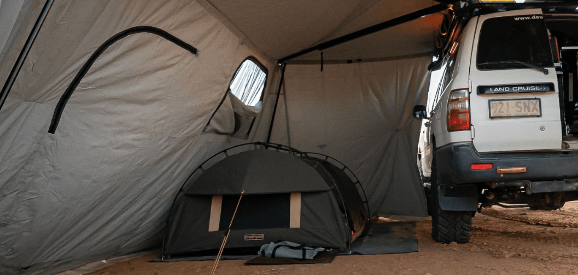 D270 BIG bundle Destination 4WD awnings and accessories 270 awning