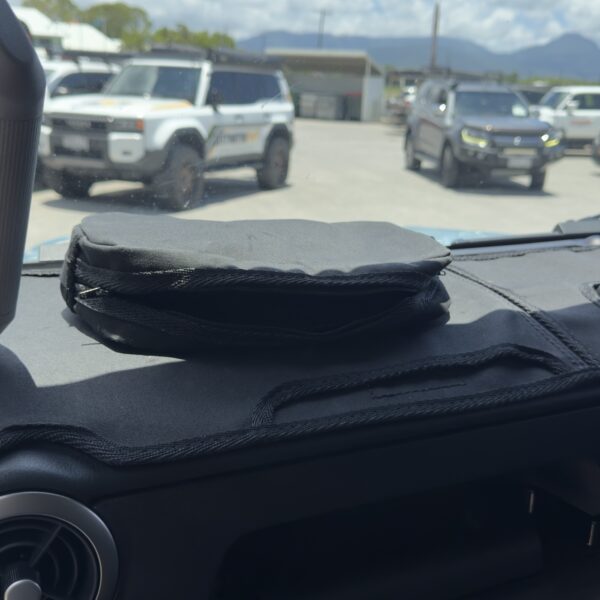 Protect your dashboard with a purpose-built dash mat designed specifically for the INEOS Grenadier. Made from tough Australian canvas