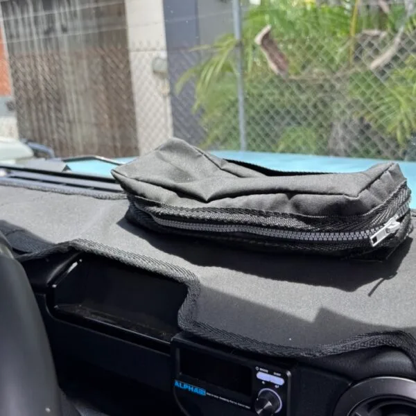 Dash mat for the INEOS Grenadier. Made from tough Australian canvas